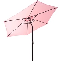 Gartenfreude Sonnenschirm 270 cm rosa