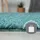 OTTO home Hochflor-Bettumrandung Banji, Höhe 37 mm, (3-tlg), Uni Farben, weich und flauschig, auch als Läufer & in rund erhältlich blau 1 St. x 80 cm x 200 cm