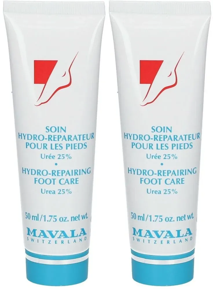 Mavala Confort Hydroherstellende voetverzorging Urea 25% - Mavala Confort Hydroherstellende voetverzorging Urea 25% - Mavala Confort Hydroherstellende voetverzorging Urea 25 2x50 ml Huidcrème