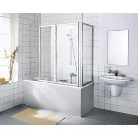 Kermi Vario 2000 Seitenwand V2TWD080141UK 71,4-74,6x140cm, silber mattglanz, ESG Opaco