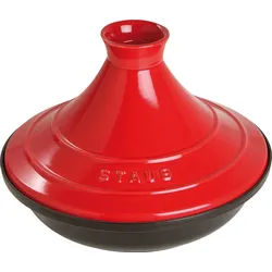 Staub Tajine Schiff 28 cm rot