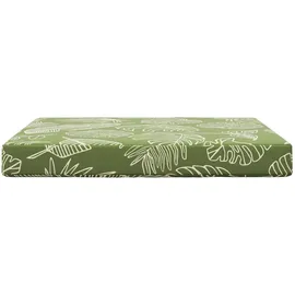 vidaXL Sofakissen für draußen 80 x 80 cm Blattdesign