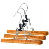 Hosenbügel aus Holz, Kleiderbügel für Kleidung, Hosen, Rock, 3 - Kadax