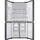 Samsung RF48A401EB4 Side-by-Side (488 l, 1793 mm hoch, Mattschwarz)