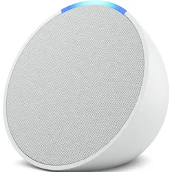 Amazon Echo Pop, weiß Kompakter und smarter Bluetooth-Lautsprecher mit vollwertigem Klang und Alexa