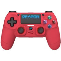 Dragon War Dragonwar Shock 4 Rot Bluetooth/USB Gamepad Analog