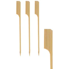 Papstar Spieß Golf 9 cm braun 250 Stück Bambus