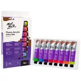 Mont Marte Acrylfarben Neon Intro Set 8 Farben mit großer Deckkraft – Neoneffekt unter Schwarzlicht