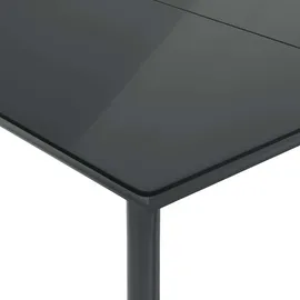 vidaXL 3-tlg. Bistro-Set mit Kissen Schwarz Poly Rattan