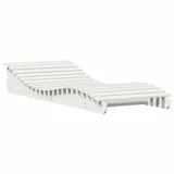 vidaXL Sonnenliege Weiß 205x80x31,5 cm Massivholz Kiefer