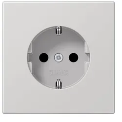 Jung Steckdose 1-fach lgrau glänzend UP IP20 LS 1520 LG