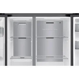 Samsung RS70F66KBT Side-by-Side (409 l, 1780 mm hoch, Edelstahl)