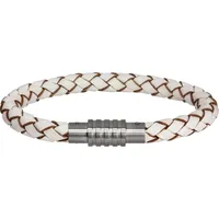 Amello Edelstahlarmband weiß AMA474W19 Größe 19 cm