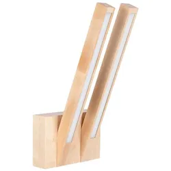 LED Wandleuchte Linus 700lm Birke
