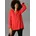 Aniston SELECTED Longbluse mit extra-langen Manschetten, rot,