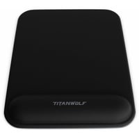 Titanwolf Gel Mauspad mit Handgelenkpolster Office Mousepad mit Handgelenkauflage