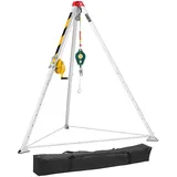 Vevor Seilwinde Aluminium/Stahl 544 kg 30 m Grau