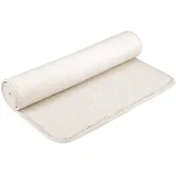 Yogistar Yogamatte 75 x 200 x 1,5cm Schurwolle natur