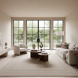 KADIMA DESIGN Teppich Beige, 80x250 cm, – Böden, Teppiche, Hochflorteppiche & Shaggys