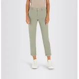 MAC Chino Turn Up aus grünem Stretch Gabardine-D38
