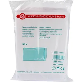 NOBAMED Noba Waschhandschuhe basic 10x50 St