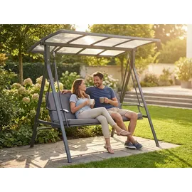 prestige home living outdoor Hollywoodschaukel Grau 3-Sitzer