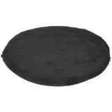 aktiv kat - Kratzbaum Liegeebene rund mit Plüsch-Bezug Ø 45 cm - Schwarz