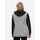 sheego Sweatjacke in schwarz-ecru-meliert | Gr.: 42,