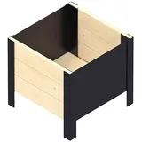 upyard Holz-Pflanzkasten Modernbox ca. B36/H32/T36 cm, natur