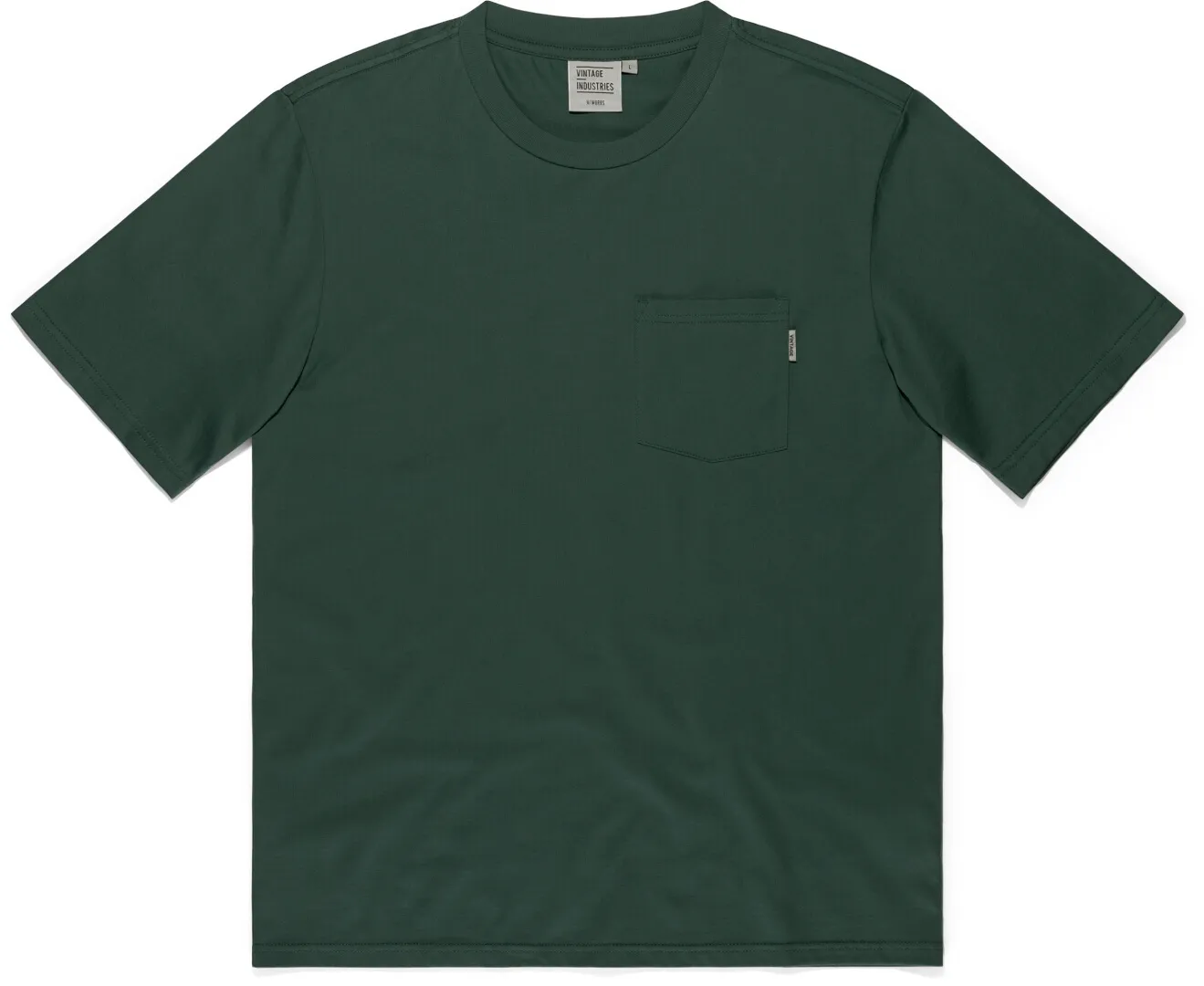 Vintage Industries Gray Pocket T-shirt, grijs-groen, L