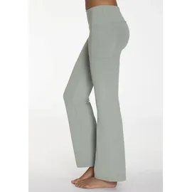 LASCANA Jazzpants Körpernah Lang Grün 32/34