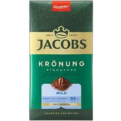 JACOBS Krönung MILD Kaffee, gemahlen, Arabicabohnen mild, 500,0 g