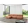 altdecor Ecksofa Samt L-Form 2-Sitzer Apricot