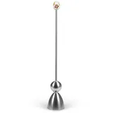 Take2-Design Eierköpfer Clack Keramik Edition 1 Blume silberfarben