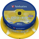 Verbatim DVD+RW 4.7 GB 4x 25 St.