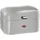 Wesco Single Grandy Brotkasten Metall Grau
