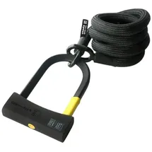 tex-lock Eyelet D-Lock 120 Onyx Black Bügelschloss