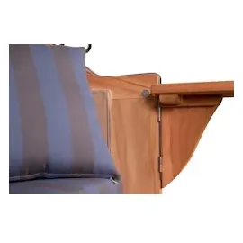 Mr. Deko bene living Strandkorb Komplettset Schaalsee Teak PE grau Modell 582