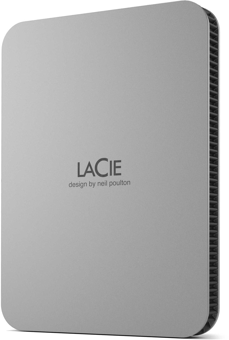 LaCie 1TB Mobile Drive USB-C Moon Silver