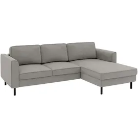 Home Affaire Eckcouch Cord 2-Sitzer Grau