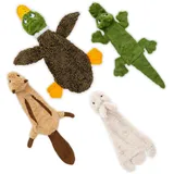 Best Pet Supplies 2-in-1 Quietschendes Hundespielzeug L mehrfarbig