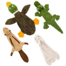 Best Pet Supplies 2-in-1 Quietschendes Hundespielzeug L mehrfarbig