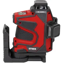Stier Kreuzlinienlaser SKL 3x360°, 520nm, grün, 1/4" und 5/8" Gewinde im Koffer