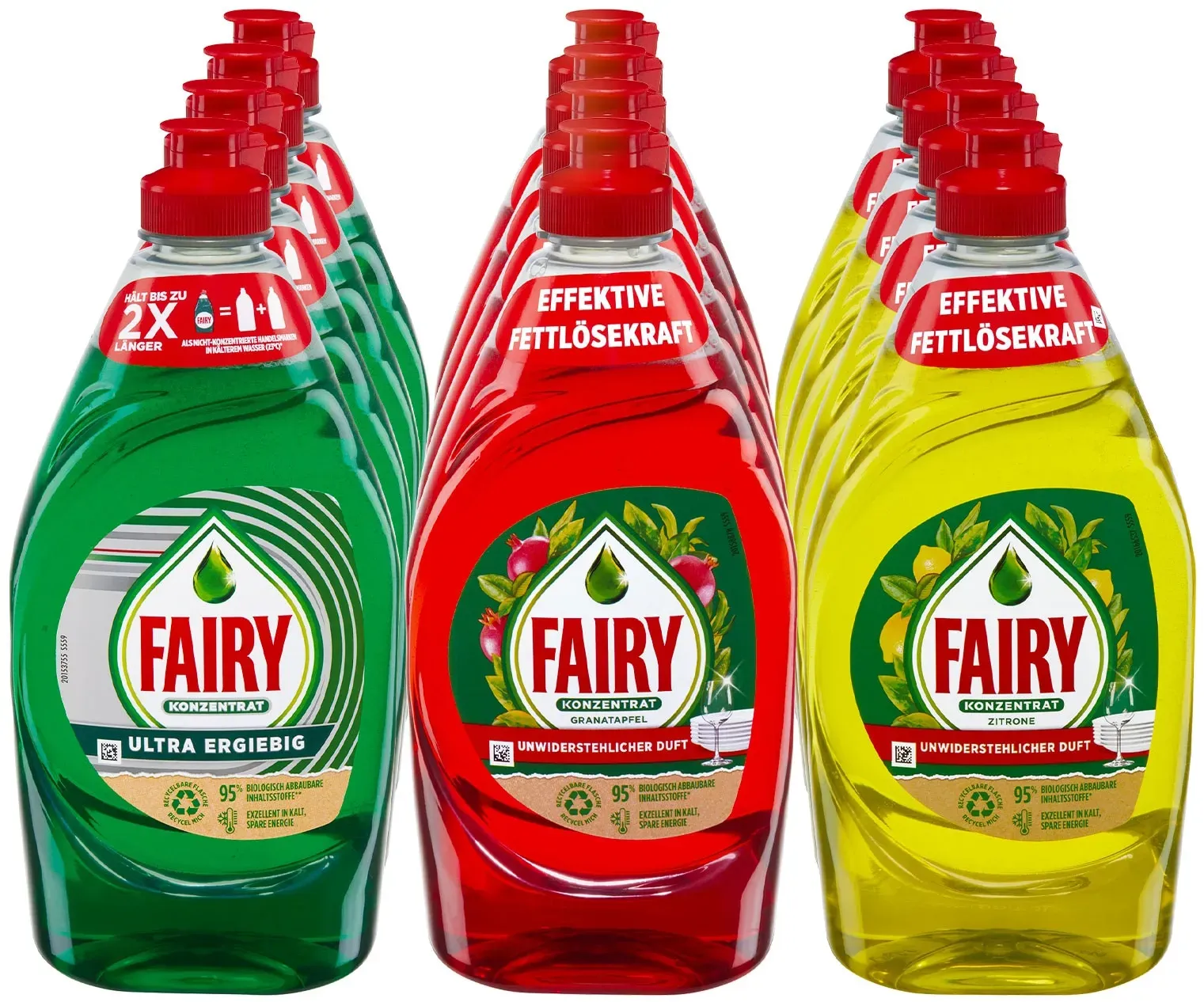 Fairy Handspülmittel 450 ml, verschiedene Sorten, 12er Pack