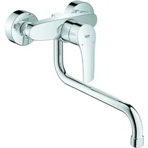 Grohe Eurosmart Einhand-Spültischbatterie Ausladung 276 mm, chrom