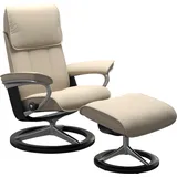 Stressless Stressless Relaxsessel mit Signature Base Größe M L Gestell Schwarz beige