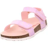superfit Fussbettpantoffel Sandale, Rosa/Lila 5510, 29 EU Weit