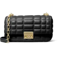 Michael Kors Sm Conv Chain Shldr Leder Black