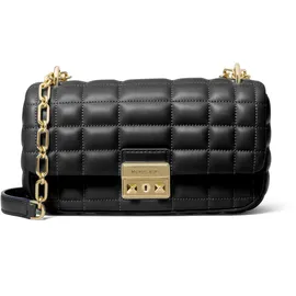 Michael Kors Sm Conv Chain Shldr Leder Black