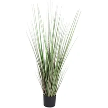 Buri Künstliches Gras 120cm Dekogras Grashalm Kunstpflanze Zimmerpflanze Blumentopf